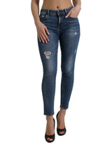 Dolce & Gabbana Chic Mid Waist Stretch Denim Jeans