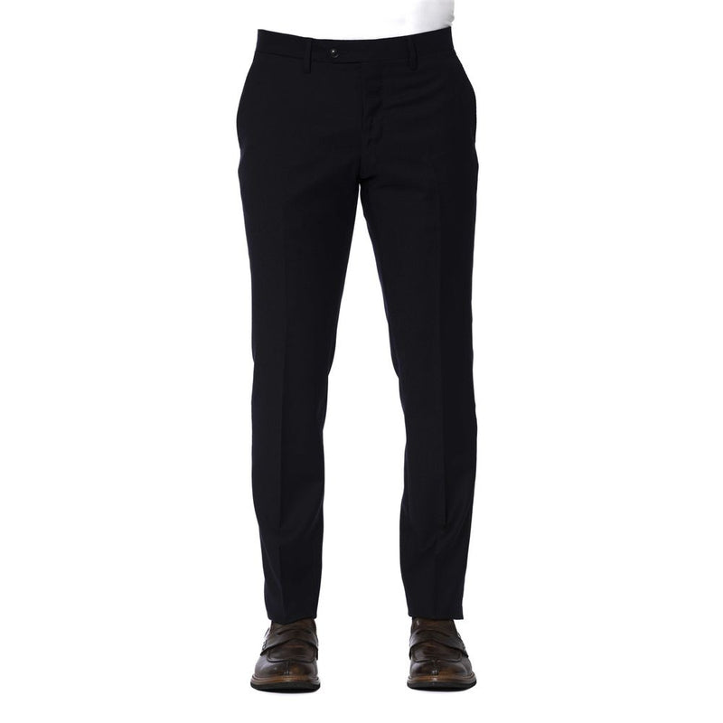 Trussardi Blue Wool Men Trouser