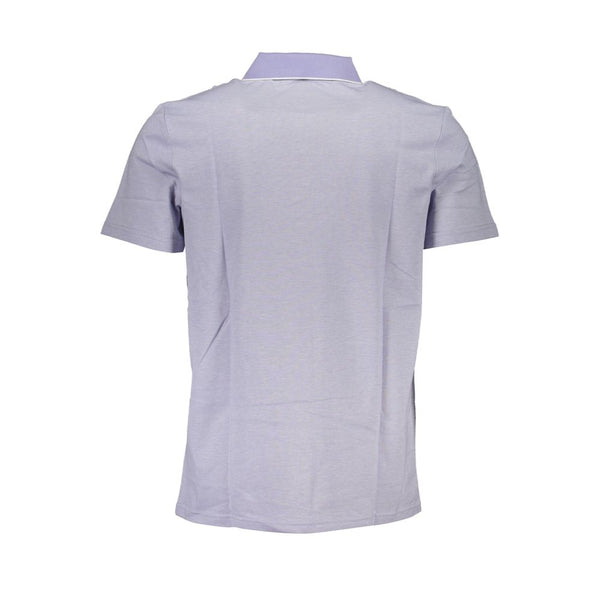 Hugo Boss Purple Cotton Men Polo Shirt