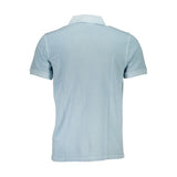 Hugo Boss Light Blue Cotton Men Polo Shirt