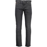 Hugo Boss Black Cotton Men Jeans