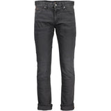 Hugo Boss Black Cotton Men Jeans