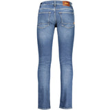 Hugo Boss Blue Cotton Men's Slim Jeans