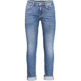 Hugo Boss Blue Cotton Men's Slim Jeans