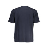 Hugo Boss Chic Blue Organic Cotton Tee with Logo Accent