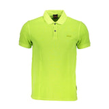 Hugo Boss Green Cotton Men Polo Shirt