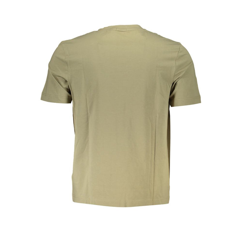 Hugo Boss Sleek Green Crew Neck Relaxed Tee