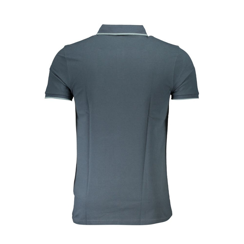 Hugo Boss Blue Cotton Men Polo Shirt