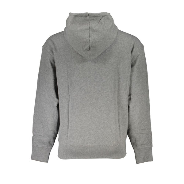 Hugo Boss Gray Cotton Men Sweater