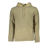 Hugo Boss Green Cotton Men Sweater