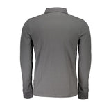 Hugo Boss Gray Cotton Men Polo Shirt