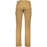 Hugo Boss Brown Cotton Men Pant