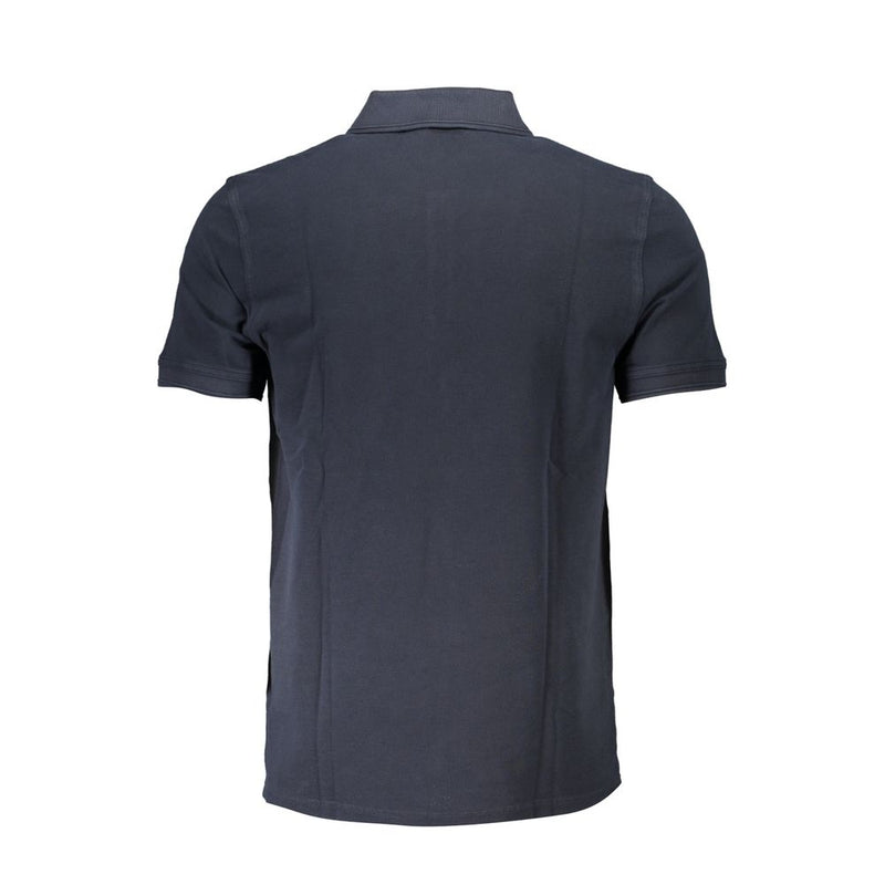 Hugo Boss Blue Cotton Men Polo Shirt