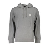 Hugo Boss Gray Cotton Men Sweater