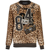 Dolce & Gabbana Embellished Leopard Print Sweatshirt