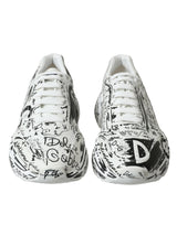 Dolce & Gabbana Hand-Painted Daymaster Leather Sneakers