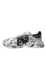 Dolce & Gabbana Hand-Painted Daymaster Leather Sneakers