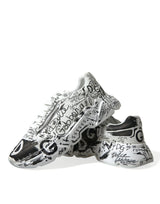 Dolce & Gabbana Hand-Painted Daymaster Leather Sneakers