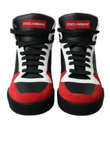 Dolce & Gabbana Debonair Calfskin High-Top Sneakers