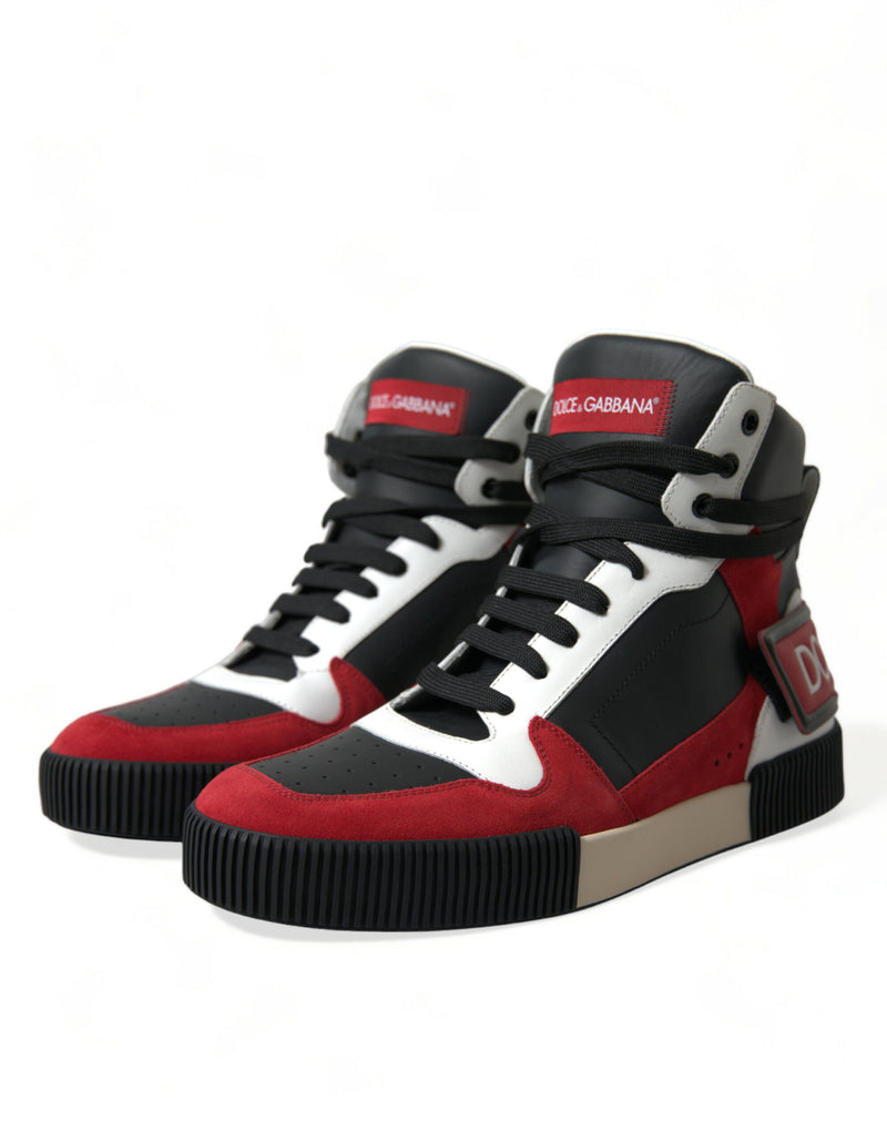 Dolce & Gabbana Debonair Calfskin High-Top Sneakers