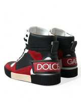 Dolce & Gabbana Debonair Calfskin High-Top Sneakers