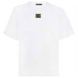 Dolce & Gabbana Elegant Over Fit White Cotton Tee