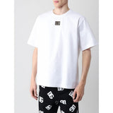 Dolce & Gabbana Elegant Over Fit White Cotton Tee