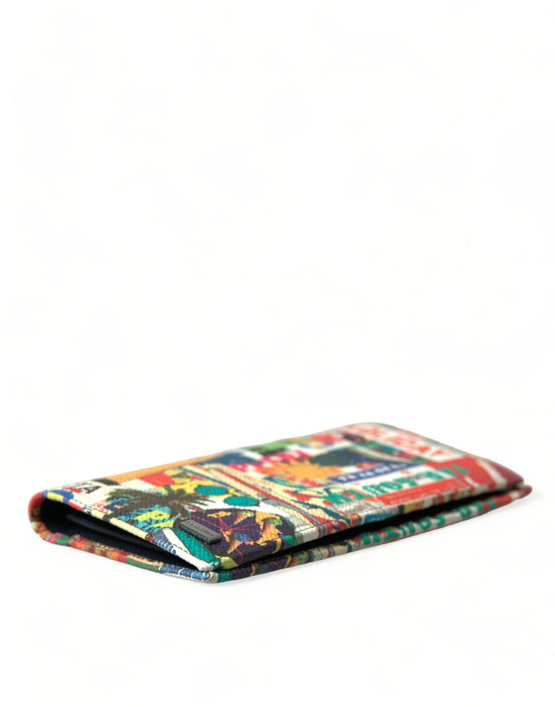 Dolce & Gabbana Elegant Multicolor Leather Bifold Wallet