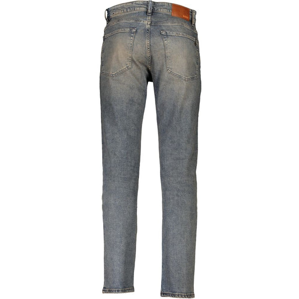 Hugo Boss Blue Cotton Men's Jeans