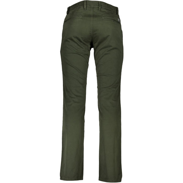 Hugo Boss Green Cotton Men Pant