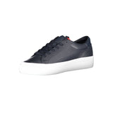 Tommy Hilfiger Blue Leather Men Sneaker