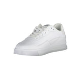 Tommy Hilfiger Classic White Sneakers with Embroidery Detail