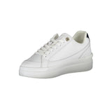 Tommy Hilfiger Chic White Sneakers with Contrast Details