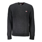 Tommy Hilfiger Black Cotton Men Sweater