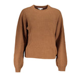 Tommy Hilfiger Brown Fabric Women Sweater