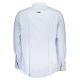 Tommy Hilfiger Light Blue Cotton Men Shirt