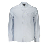 Tommy Hilfiger Light Blue Cotton Men Shirt