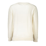 Tommy Hilfiger Chic White Crew Neck Cotton Sweater