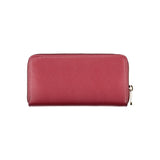 Tommy Hilfiger Chic Pink Zip Wallet with Multiple Compartments