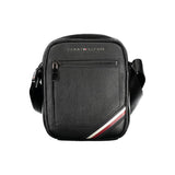 Tommy Hilfiger Elegant Black Shoulder Bag with Contrast Details