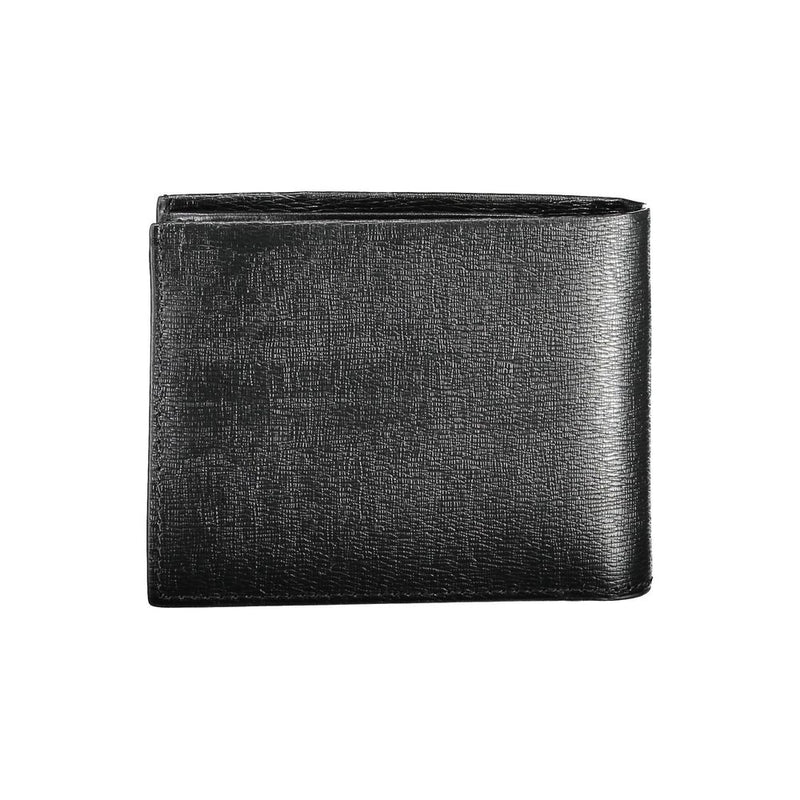 Calvin Klein Elegant Black Leather Wallet with RFID Block