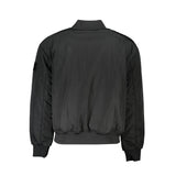 Calvin Klein Sleek Long Sleeve Zip Jacket in Black