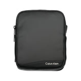 Calvin Klein Sleek Black Recycled Polyester Shoulder Bag