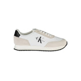 Calvin Klein Sophisticated White Sneakers with Contrast Details