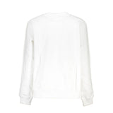 Calvin Klein Elegant Long Sleeve White Sweatshirt