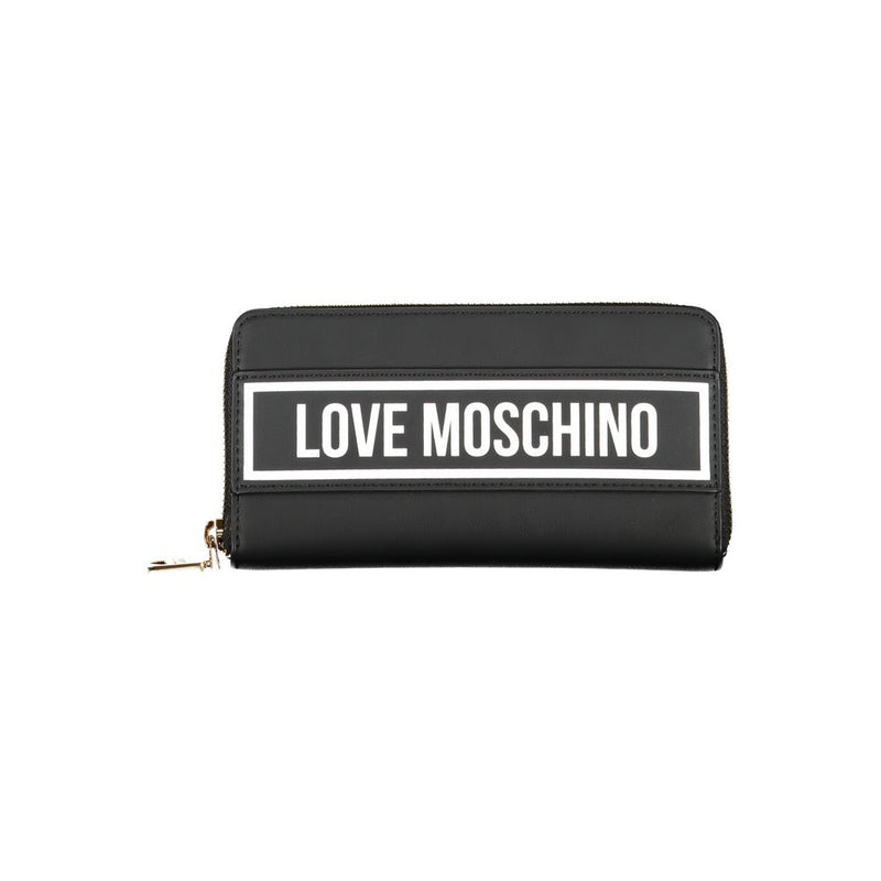 Love Moschino Chic White Polyethylene Compact Wallet