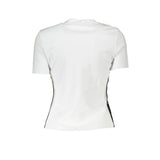 Calvin Klein Sleek White Short Sleeved Technical Top