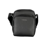 Calvin Klein Elegant Black Shoulder Bag with Contrasting Accents