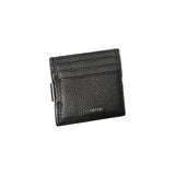 Calvin Klein Sleek Leather Card Holder with Money Clip