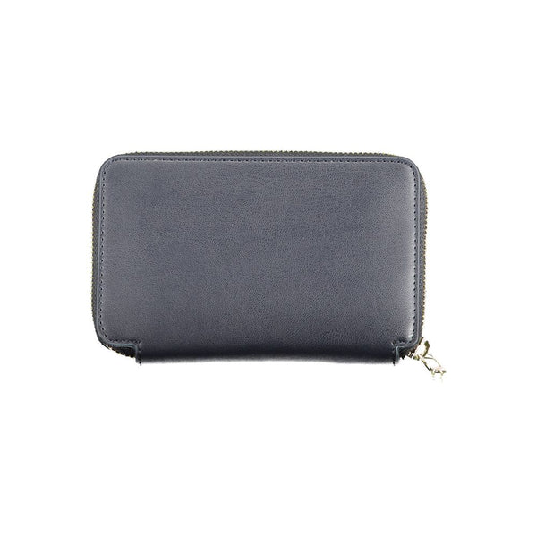 Tommy Hilfiger Elegant Blue Polyethylene Wallet with Logo